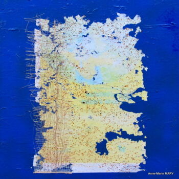 Peinture intitulée "mémoire du temps N°…" par Anne-Marie Mary, Œuvre d'art originale, Acrylique