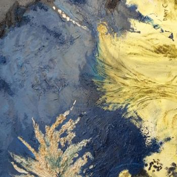 Schilderij getiteld "PROFONDEUR" door Dany Champeme, Origineel Kunstwerk, Olie