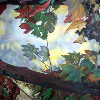 Ζωγραφική με τίτλο "Emotions of Autumn" από Vincenzo Rappa, Αυθεντικά έργα τέχνης, Λάδι