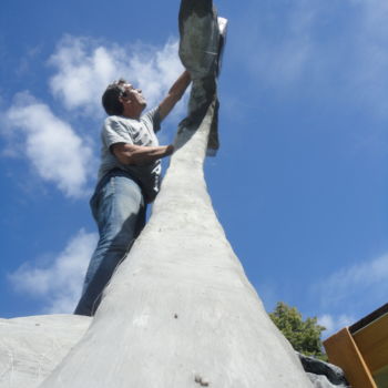 Sculpture intitulée "Philippe en finitio…" par Philippe Sidot Et Charlotte Carsin, Œuvre d'art originale