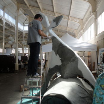 Sculpture intitulée "Préparation de la p…" par Philippe Sidot Et Charlotte Carsin, Œuvre d'art originale