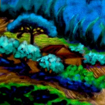 Painting titled "Cassis la maison de…" by Gwendoline Pieters, Original Artwork, Other
