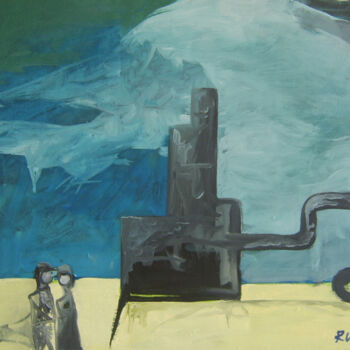 Pittura intitolato "FACTORY" da Roman Lasa, Opera d'arte originale
