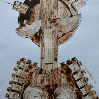Peinture intitulée "429814-291035779813…" par Yves Cairoli, Œuvre d'art originale