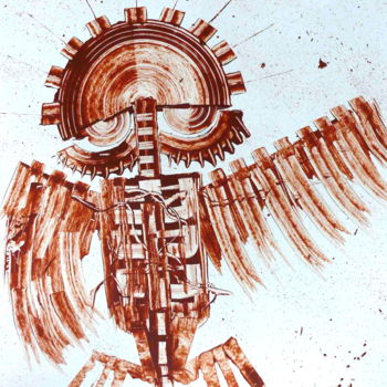 Peinture intitulée "329809-234682303011…" par Yves Cairoli, Œuvre d'art originale
