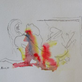 Drawing titled "the-lion-hajewski-g…" by Grazyna Hajewski, Original Artwork