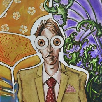 Peinture intitulée "psy 70's" par Pascal Buffard, Œuvre d'art originale, Huile