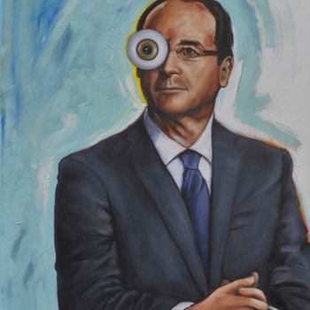Ζωγραφική με τίτλο "hollande" από Pascal Buffard, Αυθεντικά έργα τέχνης, Λάδι