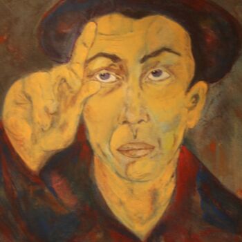 Painting titled "Sous la pluie" by Ruby, Original Artwork, Acrylic