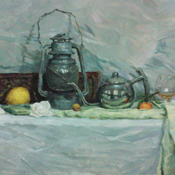 Painting titled "gouache painting pr…" by Tao Jia, Original Artwork, Oil