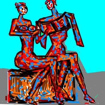数字艺术 标题为“lession.png” 由Anandswaroop Manchiraju, 原创艺术品, 数字油画
