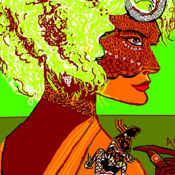 Digital Arts titled "life-study-12.png" by Anandswaroop Manchiraju, Original Artwork, Digital Painting