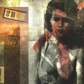 Photography titled "LA FEMME EN ROUGE..…" by Philippe Berthier, Original Artwork, Digital Photography