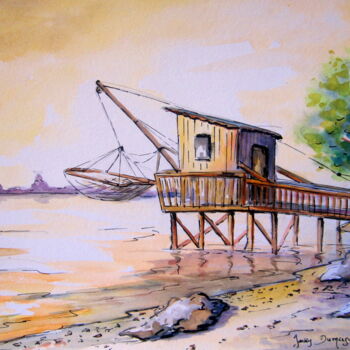 Peinture intitulée "croquis-aquarelle-l…" par Jacky Dumergue, Œuvre d'art originale