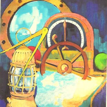 Peinture intitulée "Garde-le-cap-matelo…" par Jacky Dumergue, Œuvre d'art originale