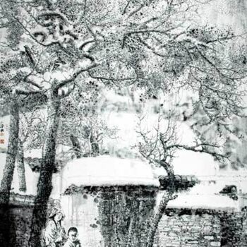 Painting titled "176x96.jpg" by Dong Lin Zhang, Original Artwork