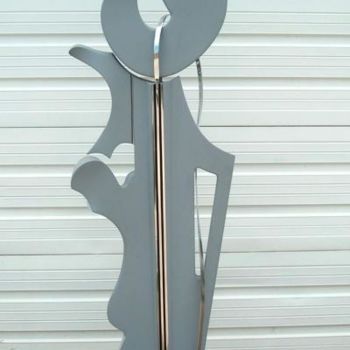 Sculpture titled "Shadow Caster" by Richard Beaulieu, Original Artwork, Metals