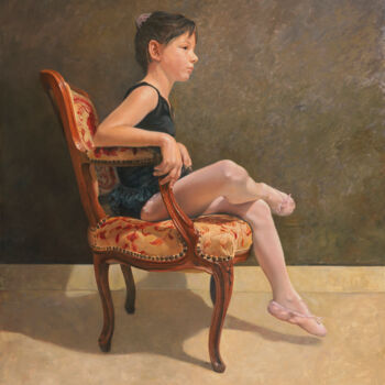 Peinture intitulée "Manon" par Alain Bazard, Œuvre d'art originale