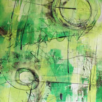 Painting titled "Trepidation" by Sio Montera, Original Artwork, Oil
