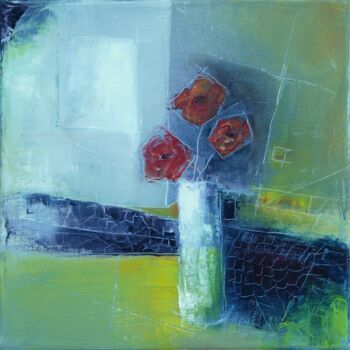 Painting titled "111-10." by Maryline Mercier, Original Artwork, Oil