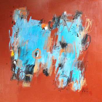 Painting titled "Cruising Along the…" by Sio Montera, Original Artwork, Oil