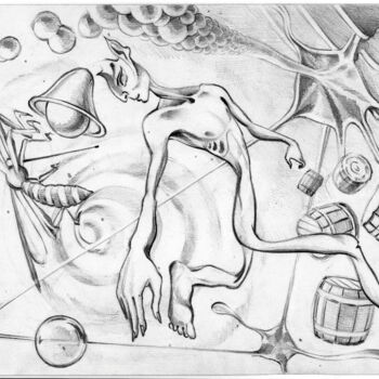 Peinture intitulée ".jpg" par Georgij Inesin (Georgy Ineshin Georgij Inesin), Œuvre d'art originale