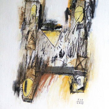 Malerei mit dem Titel "The Secrets We Cann…" von Sio Montera, Original-Kunstwerk, Öl