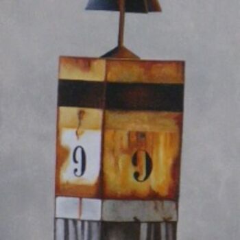 Pittura intitolato "la 9" da M'Do, Opera d'arte originale