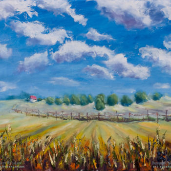 「Landscape oil paint…」というタイトルの絵画 Rybakow Fine Artによって, オリジナルのアートワーク