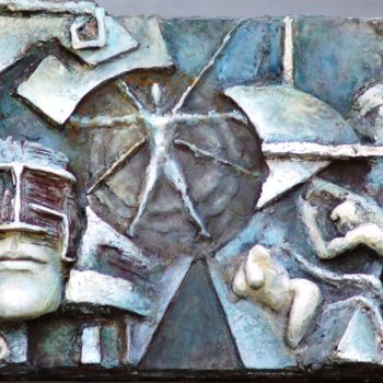 Sculpture titled "faces" by Nikola Radonjic Johnny, Original Artwork