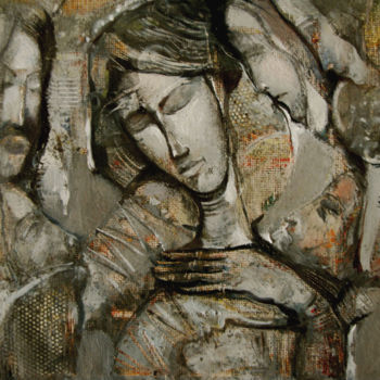 Painting titled "Do not punish us, b…" by Slav Krivoshiev, Original Artwork