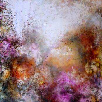 Peinture intitulée "Vague souvenir" par Helene Fuhs, Œuvre d'art originale, Acrylique Monté sur Châssis en bois