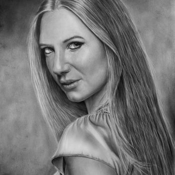 Drawing titled "Fringe . Anna Torv…" by Ercan Sebat, Original Artwork