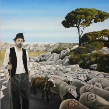 Painting titled "L'Estraie" by Elisabeth Begot, Original Artwork