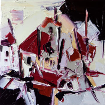 Painting titled "Un temps préservé" by Muriel Cayet, Original Artwork