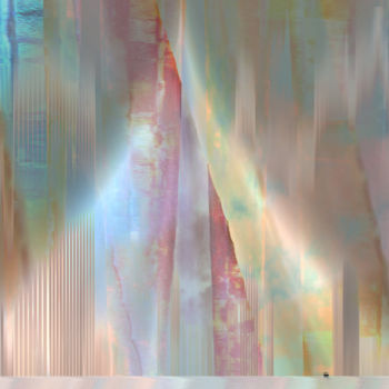 Digitale Kunst mit dem Titel "immeubles et bateau" von Max Parisot Du Lyaumont, Original-Kunstwerk, Fotomontage