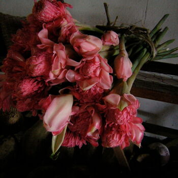 Photography titled "Fleurs de Sao Tomé" by Koki, Original Artwork