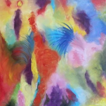 「CARNAVAL」というタイトルの絵画 Dany Champemeによって, オリジナルのアートワーク, オイル