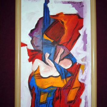 Painting titled "m&c series" by Richard Anbudurai, Original Artwork