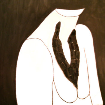 绘画 标题为“Black Necklace” 由Anneliese Fritts, 原创艺术品