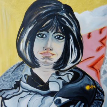 Pittura intitolato "Murielle 2 "série M…" da Brigitte Mathé (MBL), Opera d'arte originale