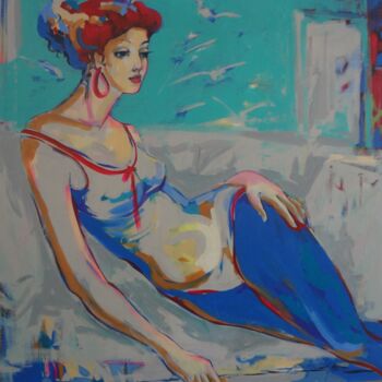 Painting titled "SEBA ART GALLERY" by Seba Uğurtan, Original Artwork, Oil