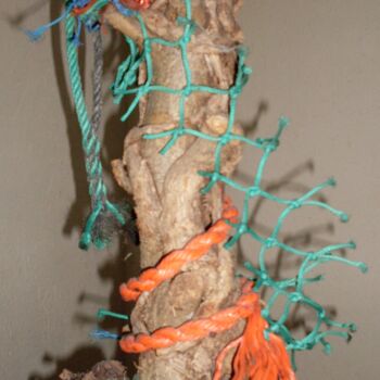 Sculpture titled "Souvenir de tempête…" by Nyls  Eliot, Original Artwork