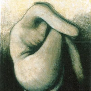 Painting titled "sans titre" by Stéphane Favre, Original Artwork, Oil