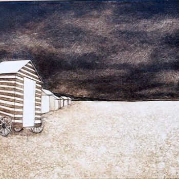 Peinture intitulée "nomade" par Stéphane Favre, Œuvre d'art originale, Acrylique