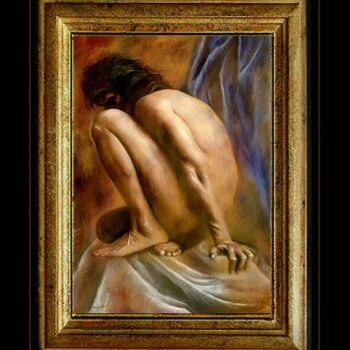 Painting titled ""Homage to Man"" by John Mark, Original Artwork