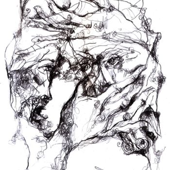 Drawing titled "mythological storie…" by Slav Krivoshiev, Original Artwork