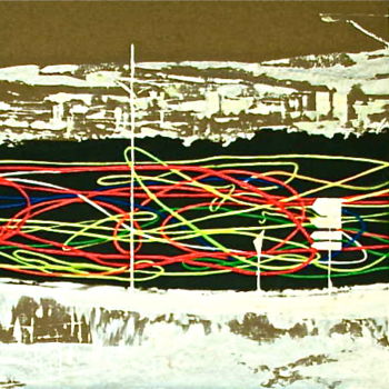 Peinture intitulée "URBAN URBIS, Montpe…" par Daniele Sanchez Dsz, Œuvre d'art originale, Acrylique
