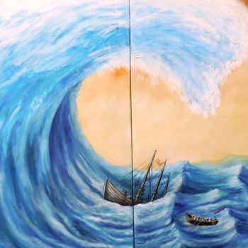 Peinture intitulée "Solo la Fe salva" par Tony Rodriguez(Juan Antonio Rodriguez Ol, Œuvre d'art originale, Huile
