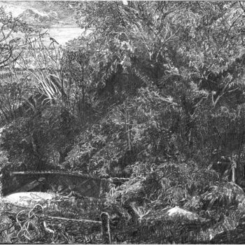 Drawing titled "Сказочник" by Roman Malyshev, Original Artwork